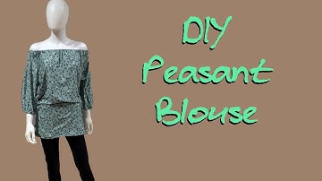 DIY Peasant Blouse
