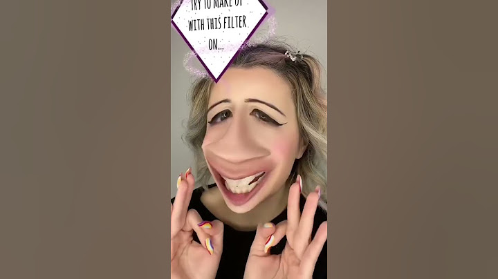 MI TRUCCO UTILIZZANDO FILTRI RANDOM DI TIKTOK PT. 2