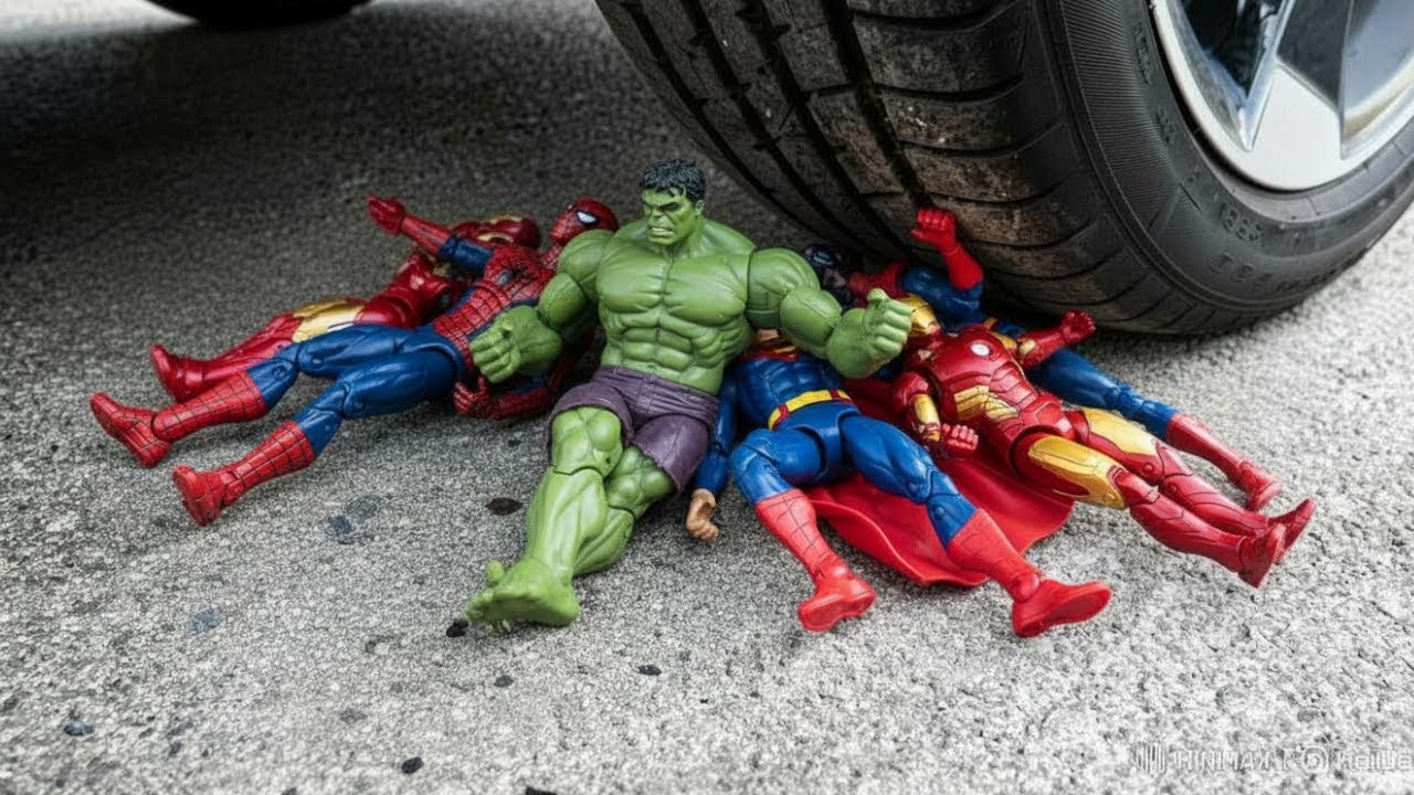 crushing crunchy things with the car | experiment water balloons vs car wheel