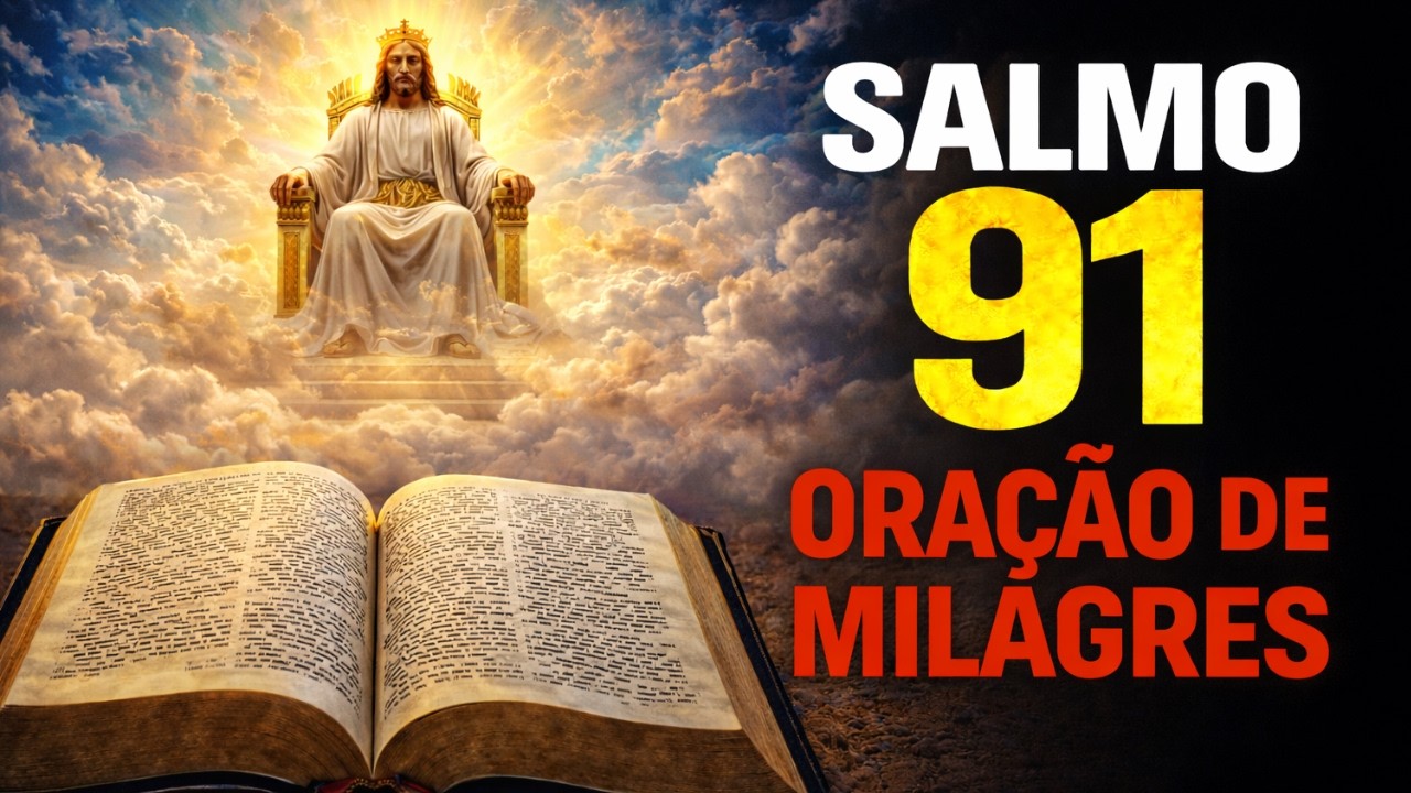 ÚNICA ORAÇÃO de MILAGRES que JESUS ensinou para CURAR  sua VIDA em 24 Horas - Salmo 91
