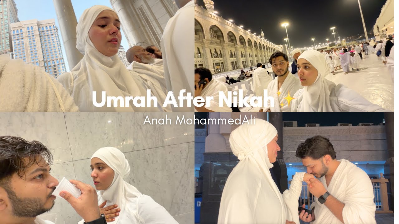 UMRAH 🕋 || OUR FIRST DESTINATION AFTER NIKAH💞 || ANAH MOHAMMEDALI 💍