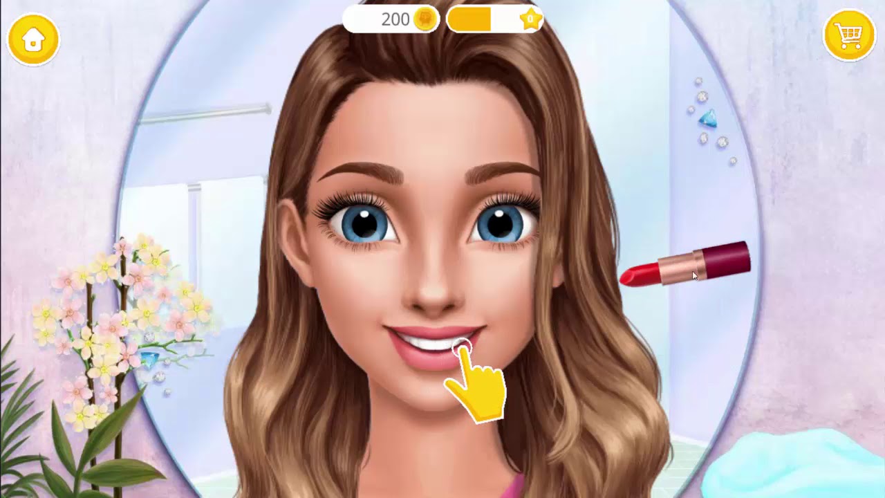 sweet baby kids makeup game baby makeup doll makeup YouTube