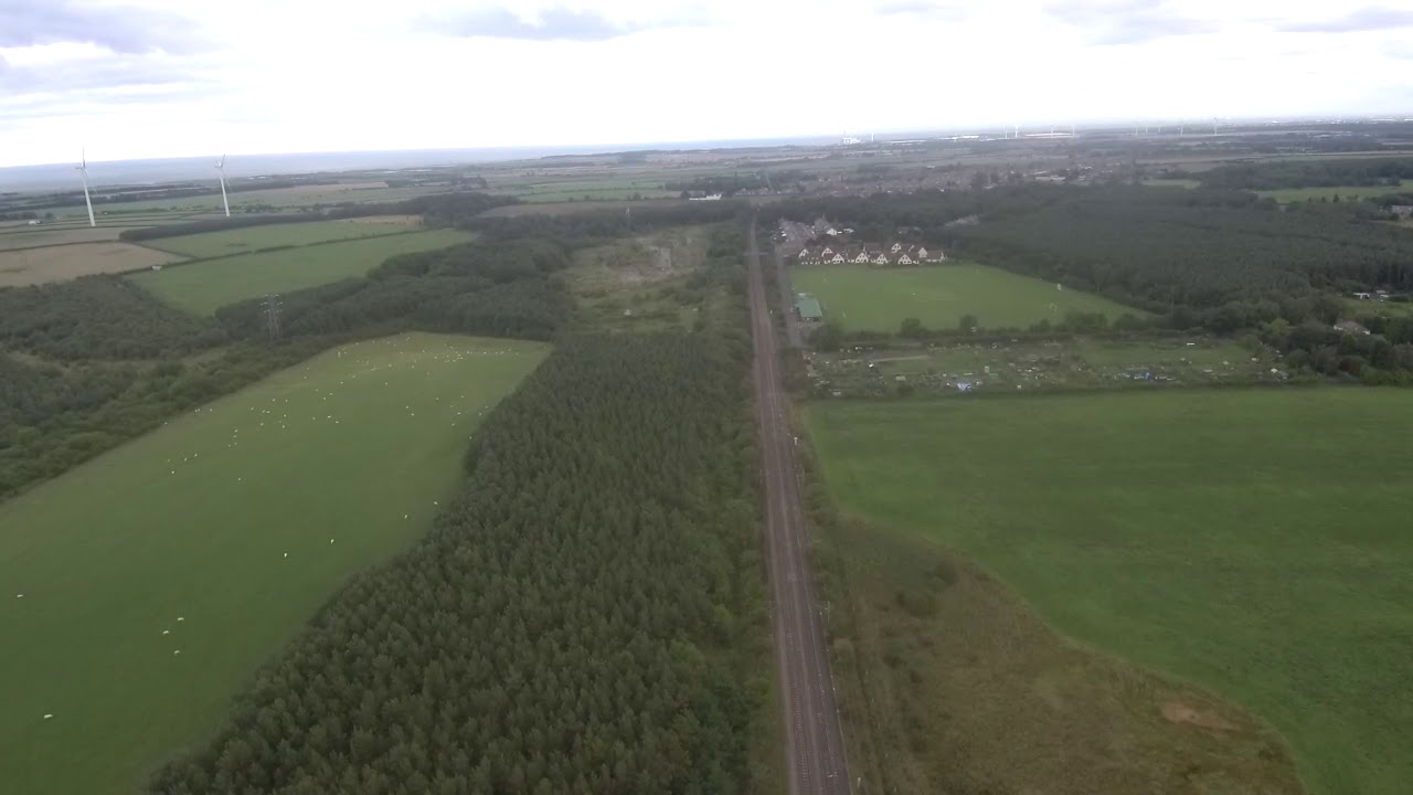 Xiaomi Mi Drone 4K   Distance test   Stobswood   Aug 21st 2018