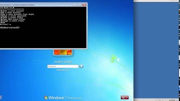 Windows 7 exploit allows users to run commands from login window / take over computer!