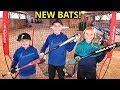 Trying NEW Baseball Bat and Softball Bat! (SHE BROKE HER NEW SOFTBALL BAT)
