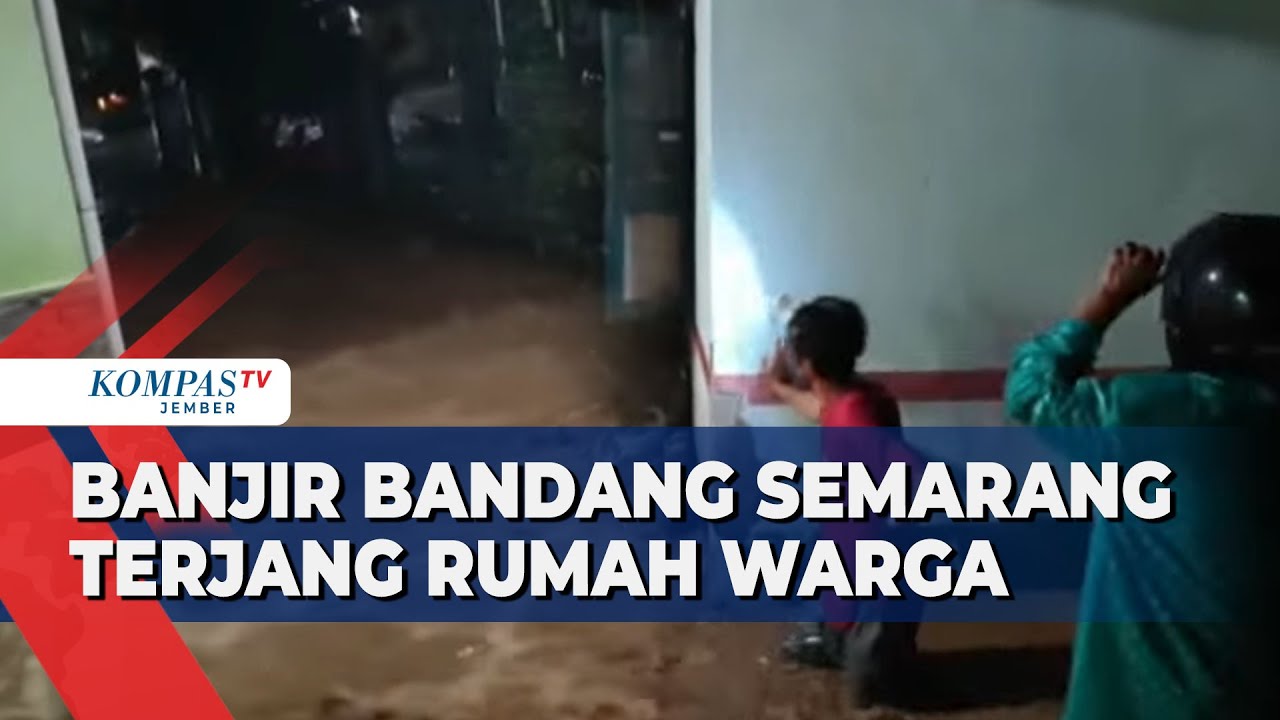 Tanggul Sungai Jebol, Banjir Bandang Terjang Rumah Warga Kabupaten Semarang