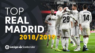 TOP Goals Real Madrid LaLiga Santander 2018\/2019