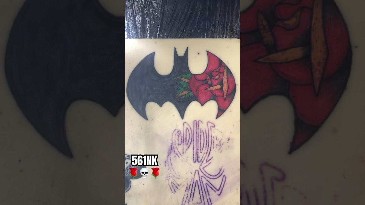 Batman Symbol Tattoo 