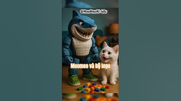 Thử Thách meomeo lắp ráp Lego thành nhân vật brainrot #ai #meow #cat #brainrot #catai #meoai