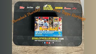 Throwback Thursday: 2022 Topps Heritage… Looking for Cal Raleigh, Bobby, and JROD… 8 boxes! 3 SSP’s!