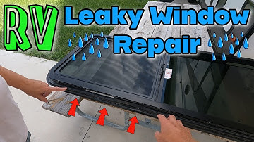 How to Repair a Leaking RV Window / RV Window Leaks on our Alliance Avenue / DIY Window Leak Repair