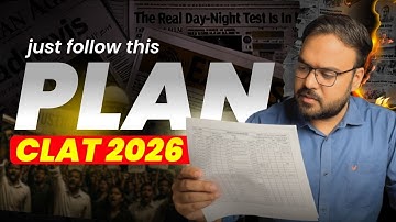 Daily time-table to follow for CLAT 2026 preparation | #clat #clat2026