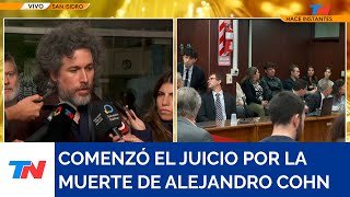 El dolor del cineasta Mariano Cohn en el inicio del juicio por la muerte de su hermano Alejandro