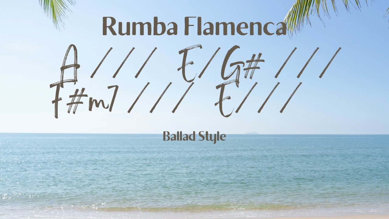 A Major Flamenco Guitar Backing Track