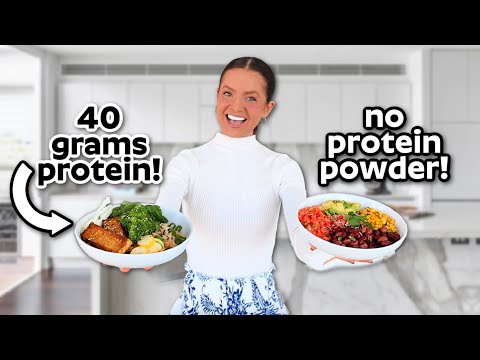 My Go-To High-Protein Plant-Based Vegan Meals