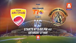 Todays Matches AbuDhabi T10League