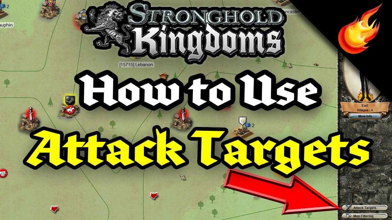 Stronghold Kingdoms How to use Attack Targets YouTube