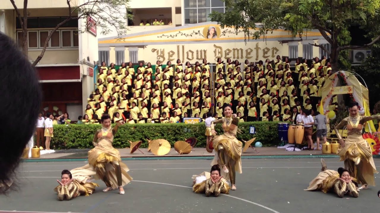 สตรีวิทยา กีฬาสี year 2012 (yellow demeter)