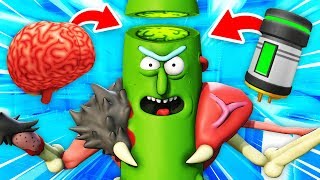 NEW BRINGING SECRET PICKLE RICK TO LIFE (Rick and Morty: Virtual RickAlity Gameplay)