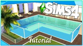 Sims 4 Glass Pool Tutorial [No CC!] | Kate Emerald