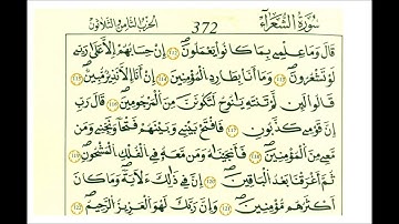 سورة الشعراء ثمن [ قالوا أنؤمن لك واتبعك الأرذلون ]