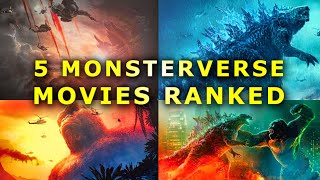 All 5 Monsterverse Movies Ranked Tier List (Including Godzilla x Kong)