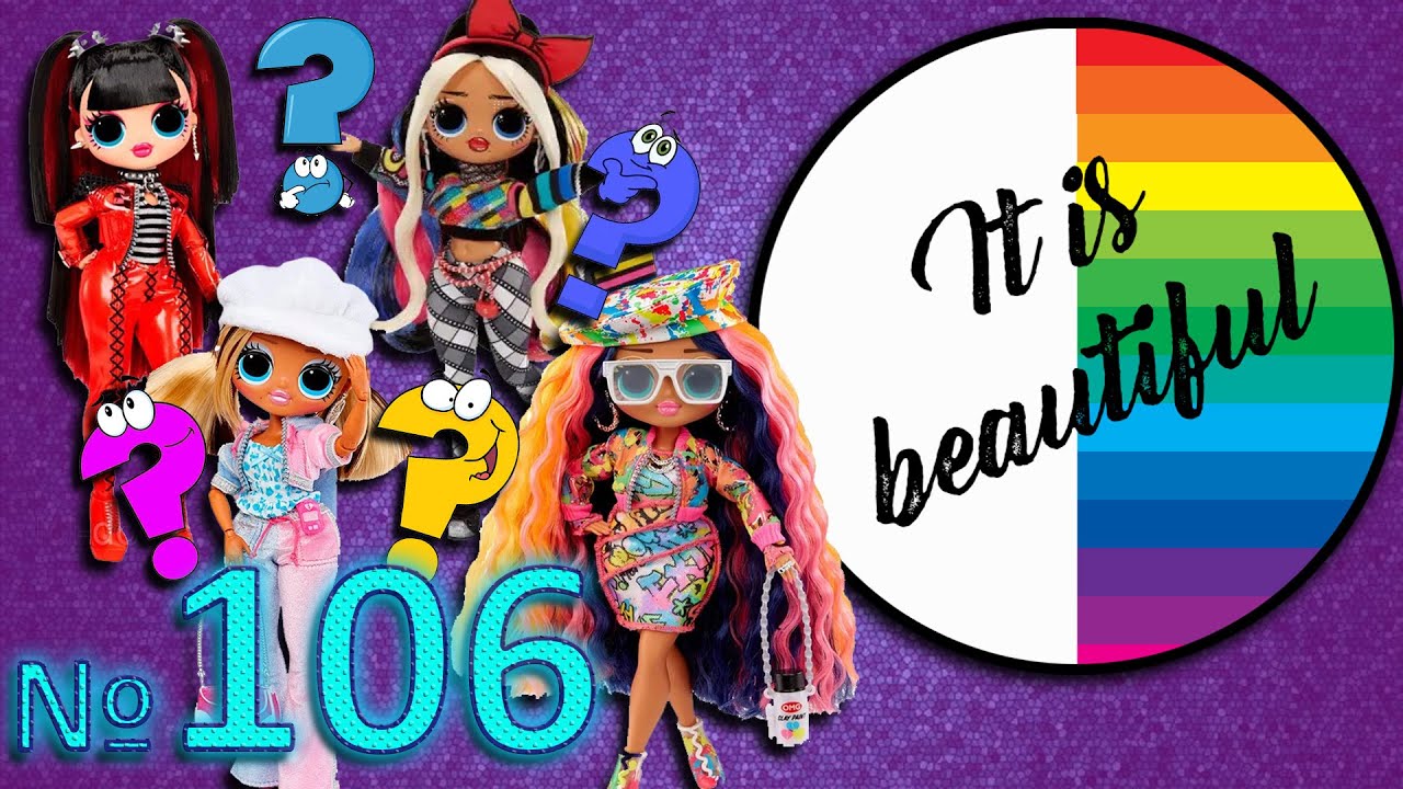 Spin to Create: Coloring Clothes and Hair of LOL Dolls - YouTube