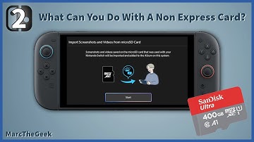 Trying My Switch 1 Micro SD Card on The Nintendo Switch 2