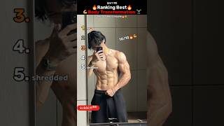 🔥Ranking Top 5 Body Transformations💪#gym #motivation #viral #shorts