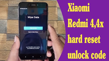 Xiaomi Redmi 4 , 4X  HARD RESET
