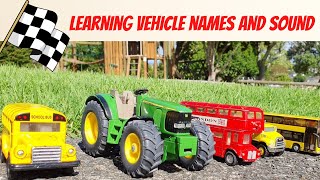 Mengenal nama kendaraan dan suaranya #learningvehiclesnamesandsounds
