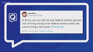 Why do Federal retirees get less cost of living money than Federal workers?