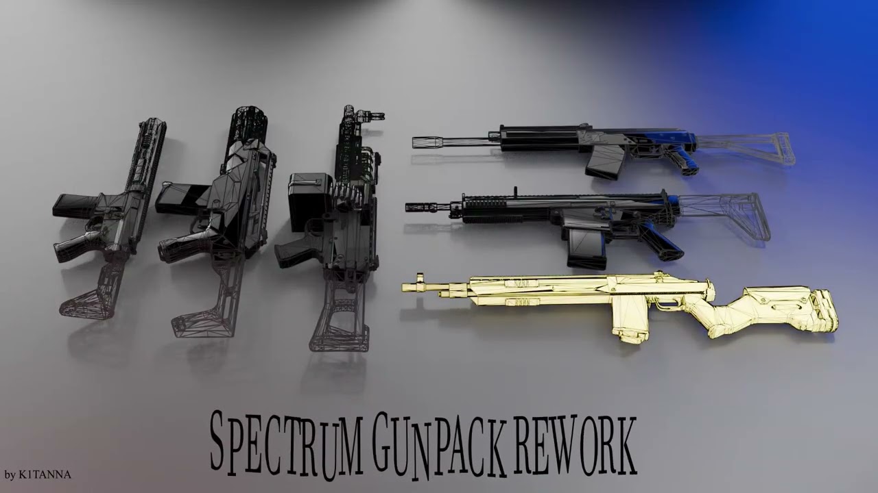 Spectrum Anim GunPack