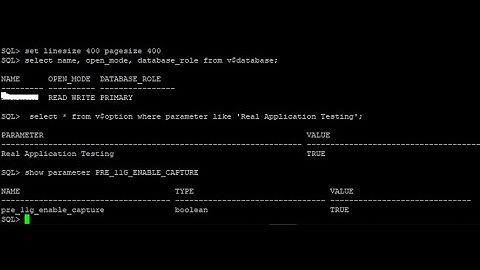 Real Application Testing Best Practices