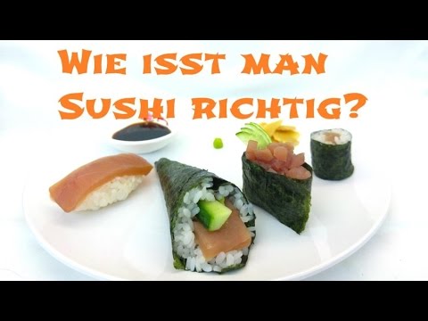 Video: Wie Isst Man Sushi