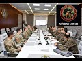 إفتتاح فعاليات التمرين العسكري المشترك الأسد الإفريقي               