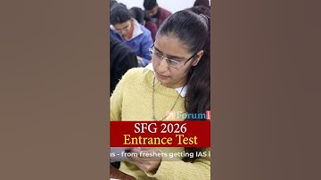 Prelims 2.0 | SFG 2026 Level-1 Entrance Test-1 Successfully Conducted
