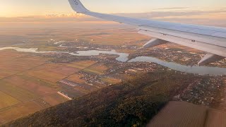 Landing On Henri Coanda International Airport In Bucharest, Romania