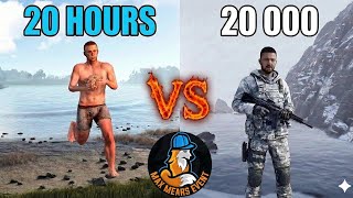 Rust - What Can 20k H Player Learn from 20H Player During MaxMears Event
