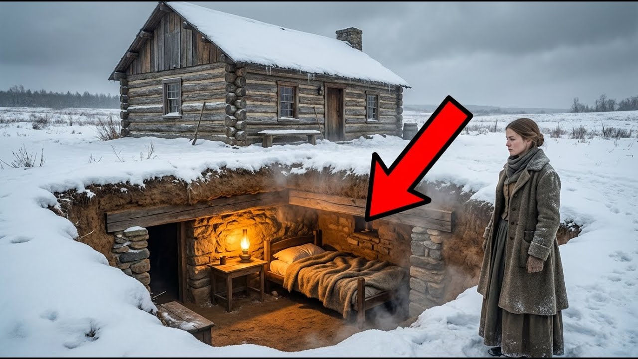 The Way She Hid The Bedroom Beneath Her Cabin — Until She Stayed Warm Through Winter