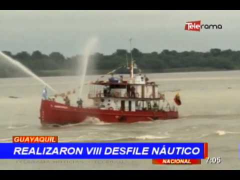 Realizaron VIII desfile Náutico