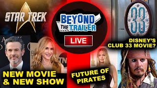 Star Trek Simon Kinberg & Holly Hunter, Pirates of the Caribbean 6 Johnny Depp & Margot Robbie