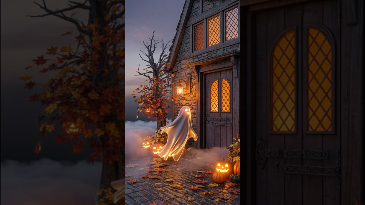 Haunted Cottage Tour — Ghostly Welcome, Cozy Kitchen & Enchanted Garden