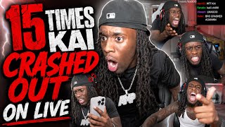 😳15 Times Kai Cenat Crashed Out On LIVE😬