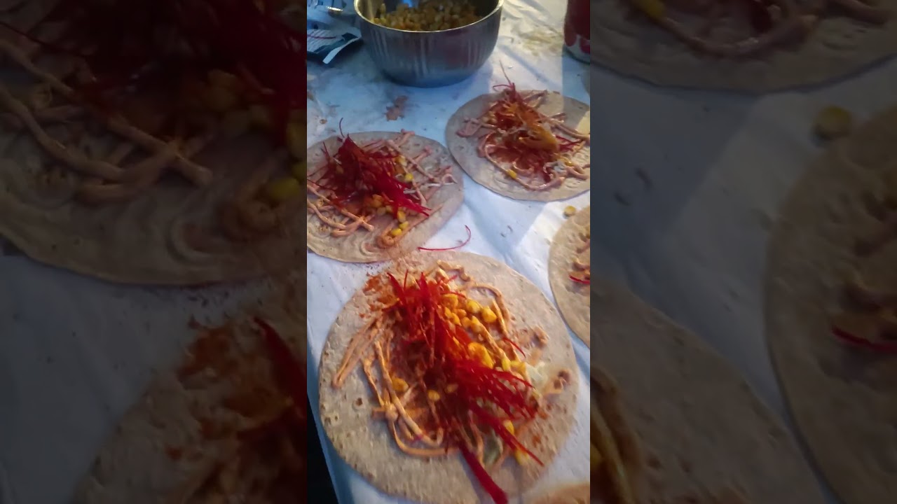 Veg. Wrap Making In Catering 🤤😍🌯 