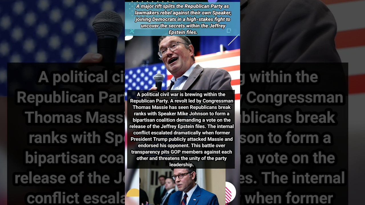 GOP Civil War Erupts Over Secret Epstein Documents