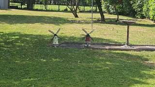 Windmills in the garden!