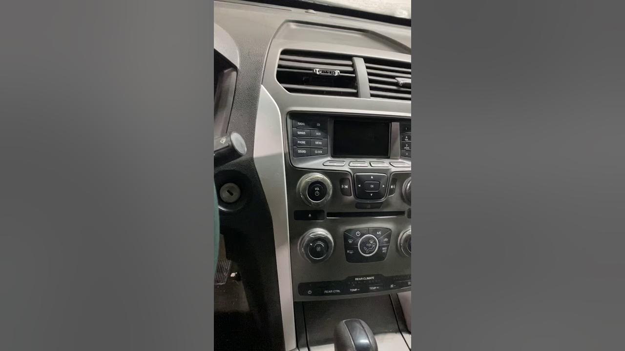 2014 Ford Explorer Radio doesn’t work (screen turns on ,radio doesn’t