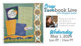 Scrapbook Live with Meggan  Creative Memories Decorative Trimmer