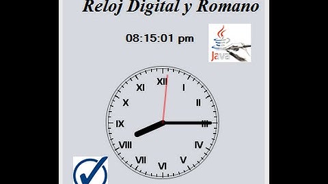 Reloj Digital en java netbeans